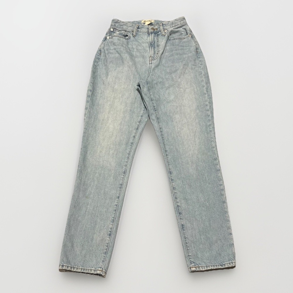 Madewell Womens Light Blue Wash Denim High Rise Curvy Vintage Perfect Jean 25